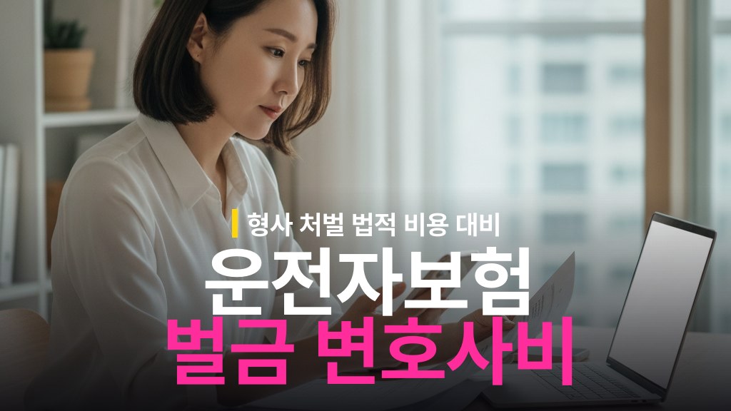 운전자보험 벌금·변호사비 특약이 필요한 경우