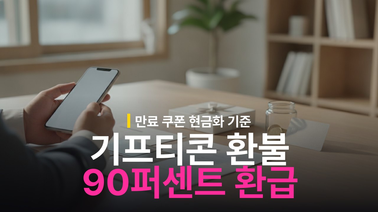 유효기간 지난 모바일 기프티콘 환불 신청 방법과 잔액 환급 기준