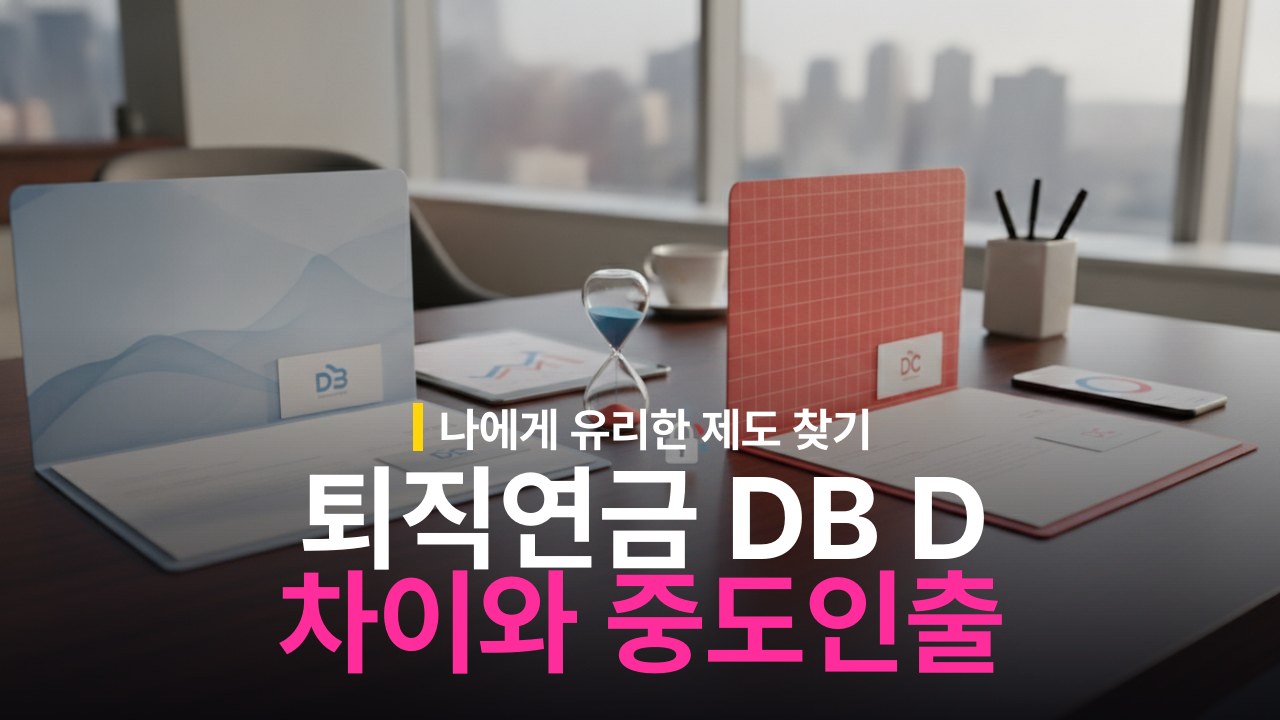 퇴직연금 DB형 DC형 차이점과 중도인출 요건