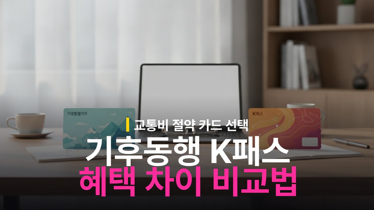 기후동행카드 K패스 차이 비교와 선택 기준