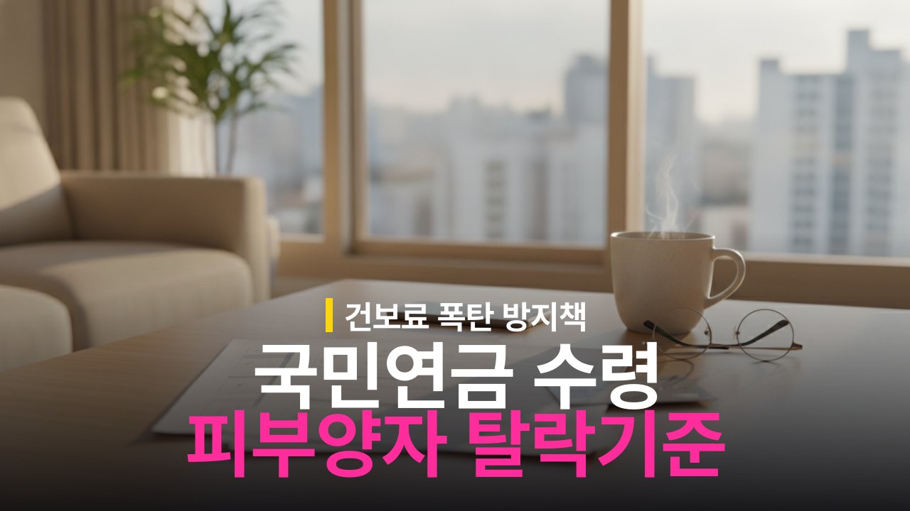 국민연금 수령 시 건강보험 피부양자 탈락 기준