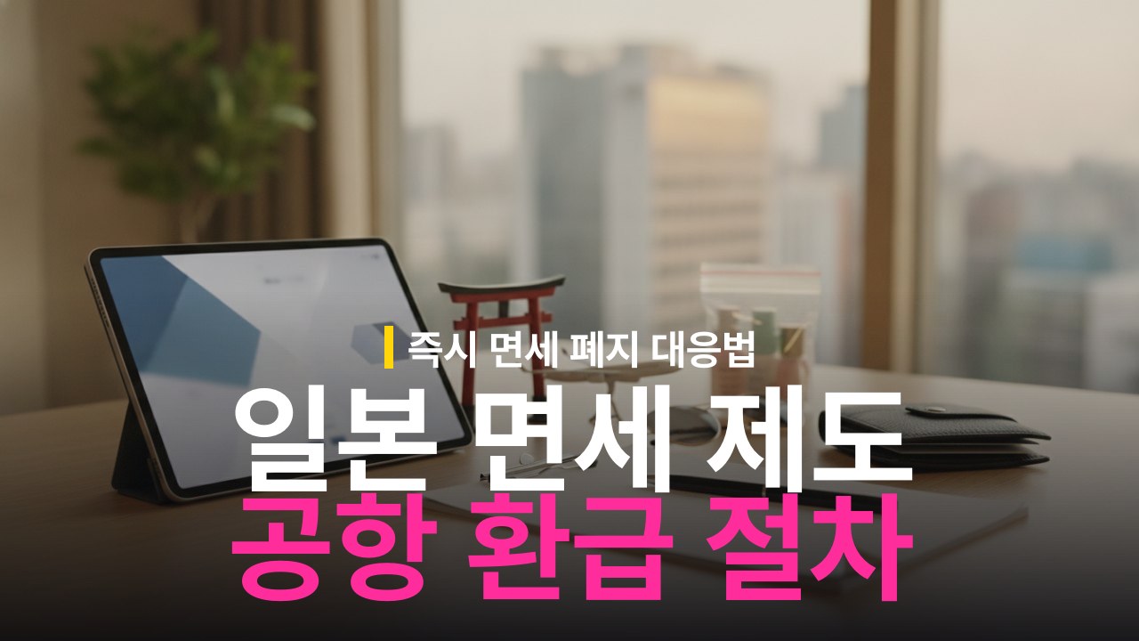 일본 여행 면세 제도 변경 총정리: 즉시 면세 폐지와 공항 환급 절차