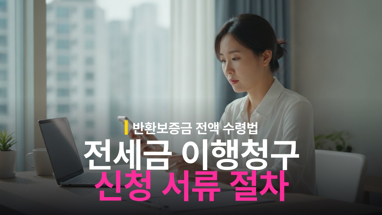 전세보증금 반환보증 이행청구 신청 방법과 필요 서류