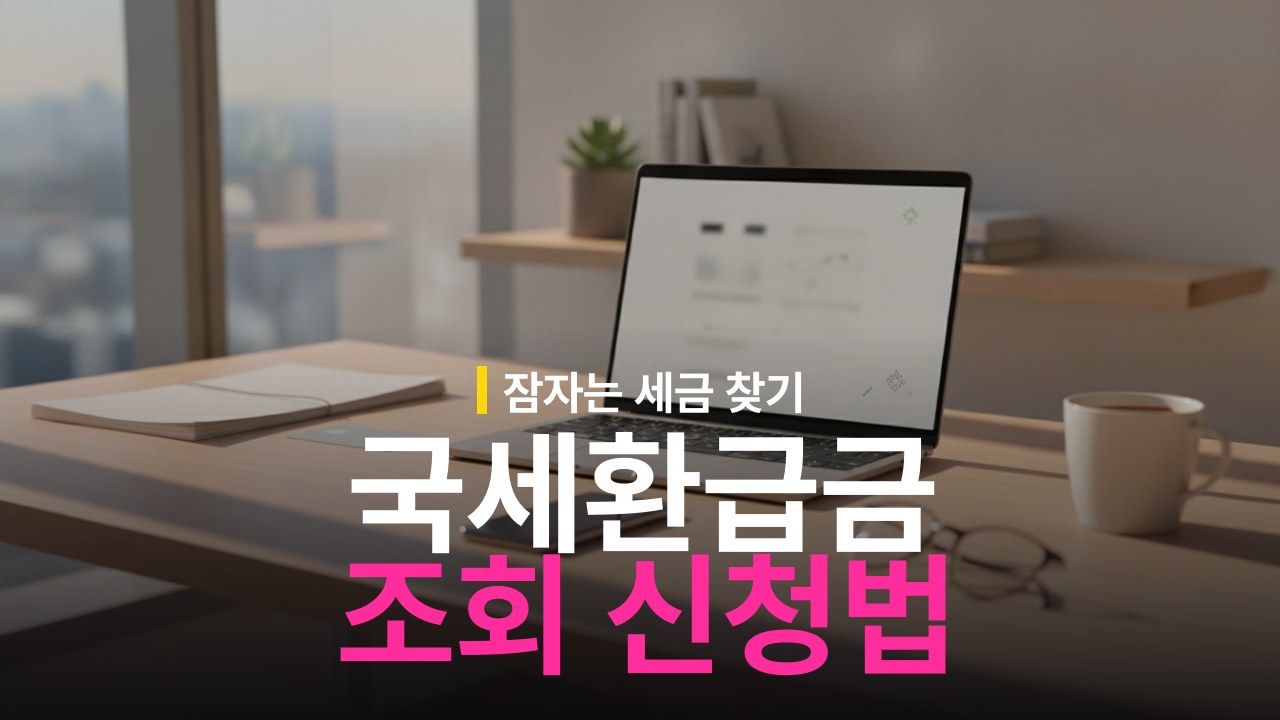 국세 과오납 환급금 조회 방법과 홈택스 미환급금 신청 절차