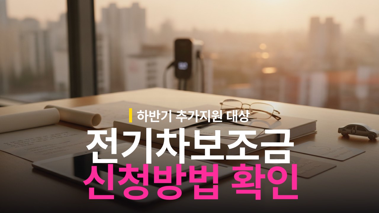 하반기 전기차 구매보조금 추가 지원 대상과 지자체별 신청 방법