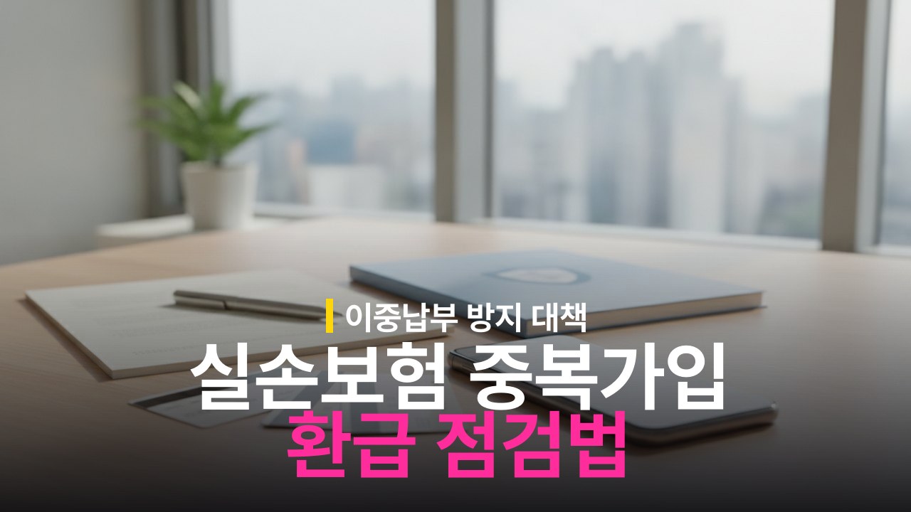 실손보험 중복가입 확인 방법과 보험료 환급 기준