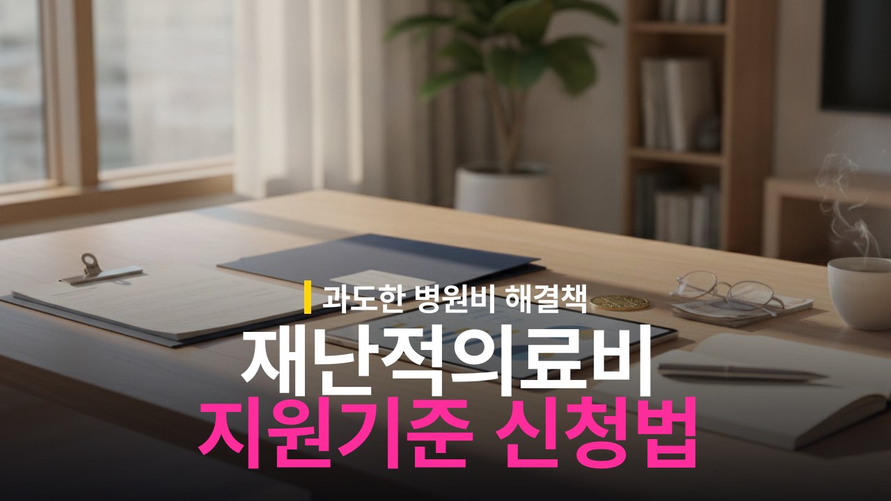 재난적의료비 지원 대상 소득 기준과 신청 서류 및 지급 한도 총정리