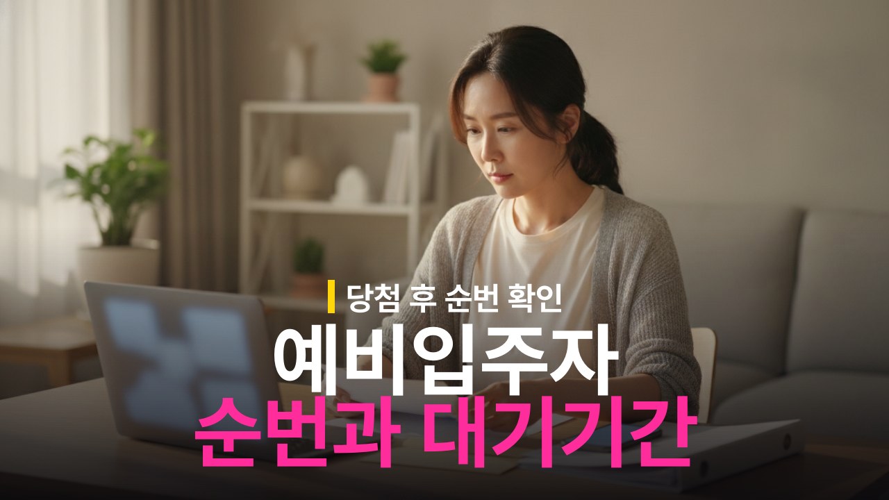 행복주택 예비입주자 당첨 순번 조회와 대기기간