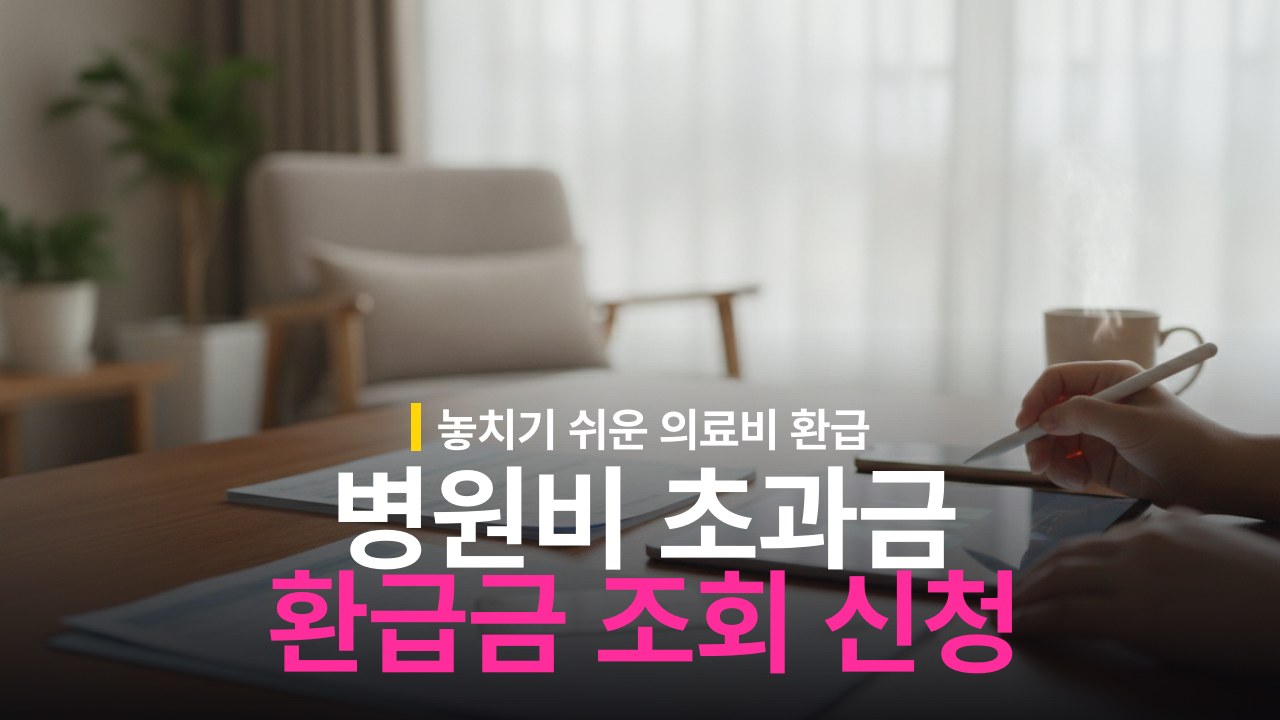 건강보험 본인부담상한액 초과금 조회 및 환급금 신청 방법