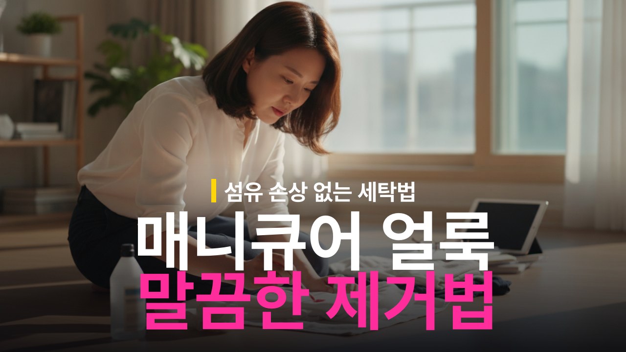 옷에 묻은 매니큐어 지우는 방법과 아세톤 사용 기준