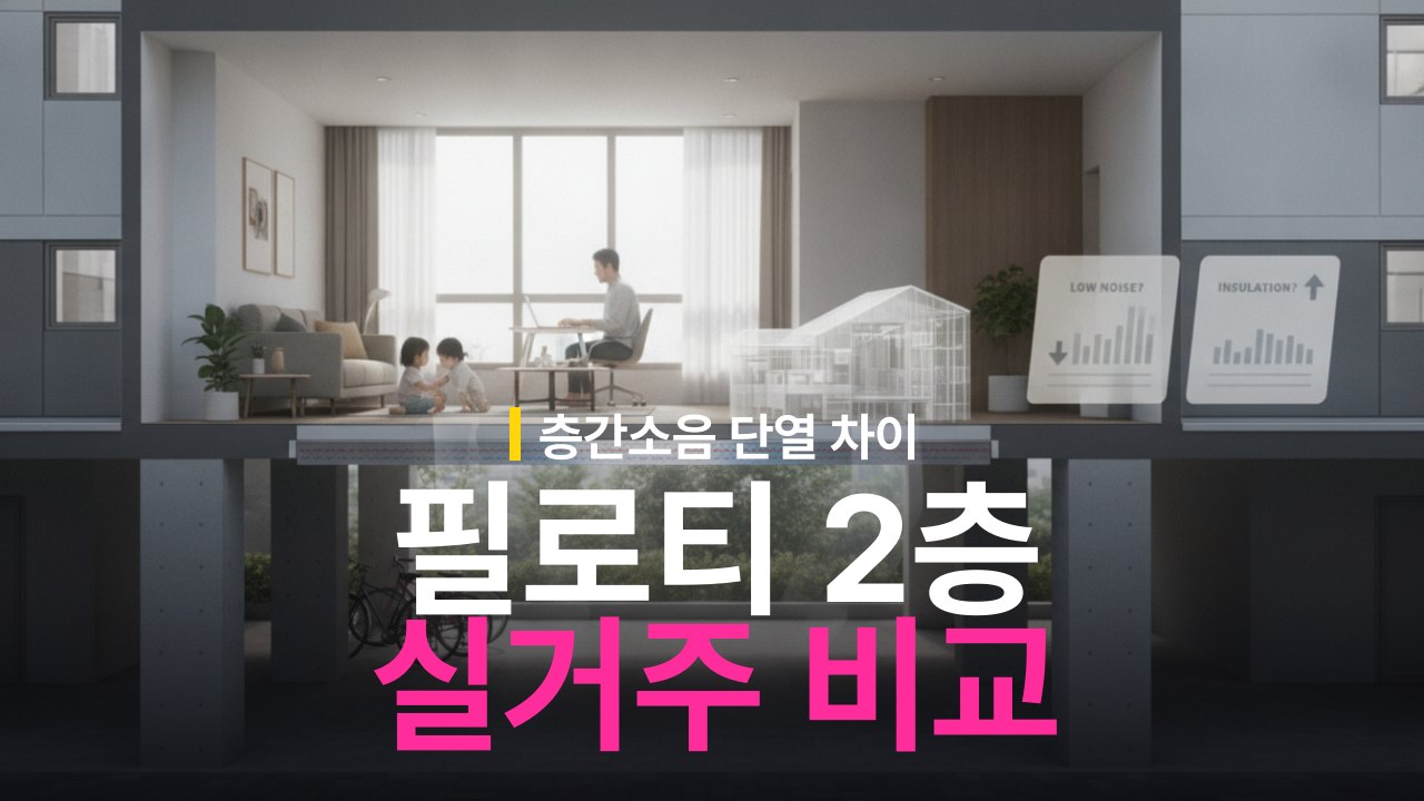 아파트 필로티 2층 장단점: 층간소음·단열 차이 비교