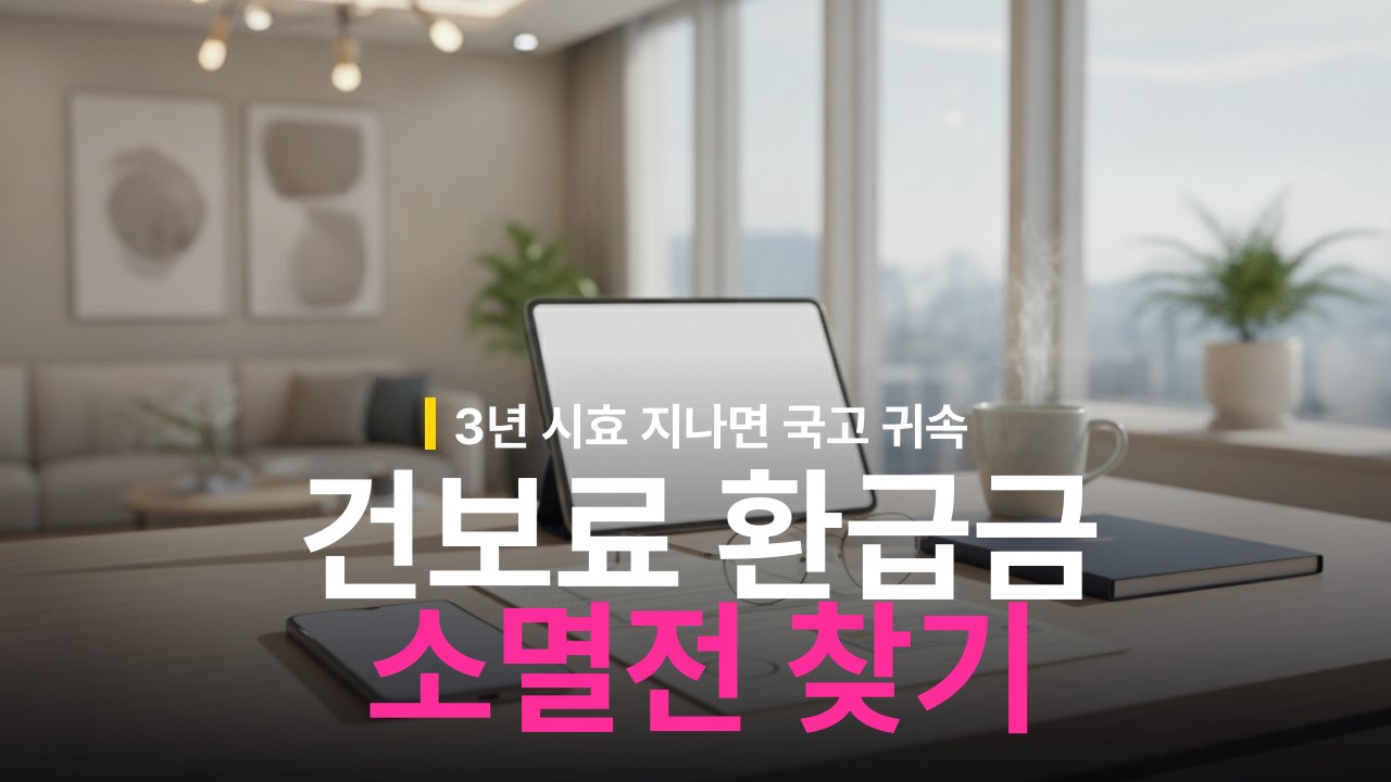 건강보험료 과오납 환급금 조회 방법과 소멸시효 전 신청 절차