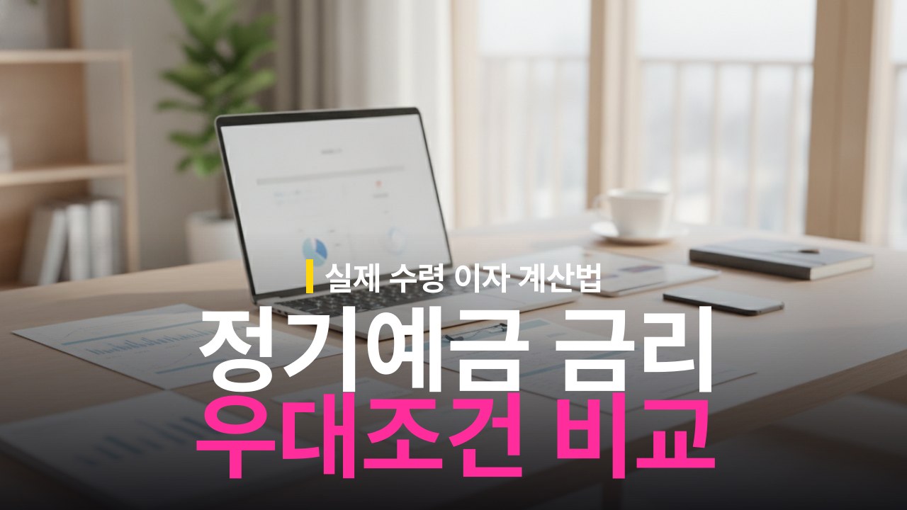 1년 만기 정기예금 최고 금리 비교와 우대금리 조건 확인법