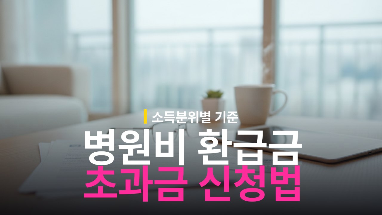 건강보험 본인부담상한제 환급금 지급 기준과 초과금 신청 방법