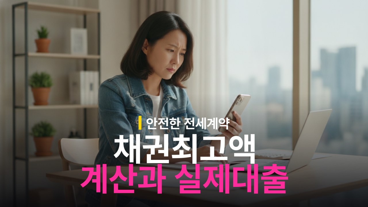 근저당 채권최고액 계산 방법과 실제 대출금 확인