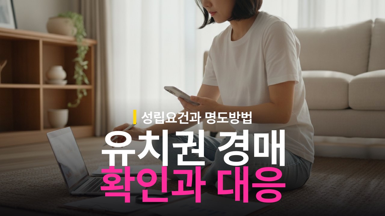 유치권 신고된 경매 물건 확인 방법과 대응