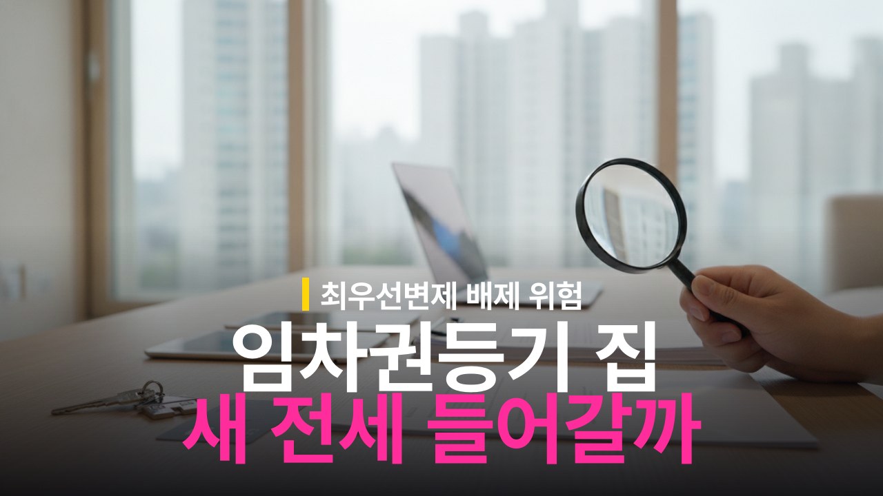 임차권등기 된 집 전세 계약 위험성과 확인 기준