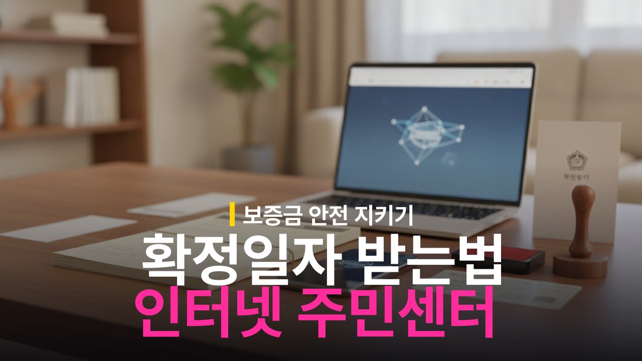 확정일자 받는 방법: 주민센터·인터넷등기소 순서와 비용