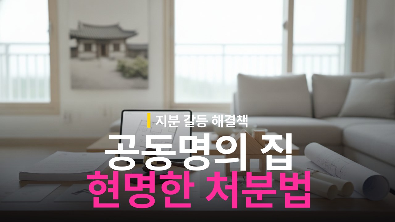 지분 경매 vs 공유물 분할: 공동소유 집 처분 방법
