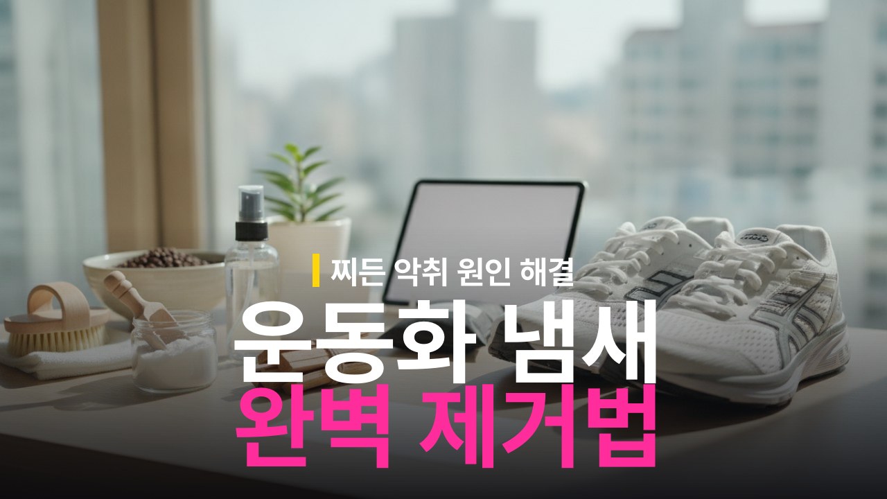 운동화 냄새 제거 방법과 신발 찌든 악취 해결