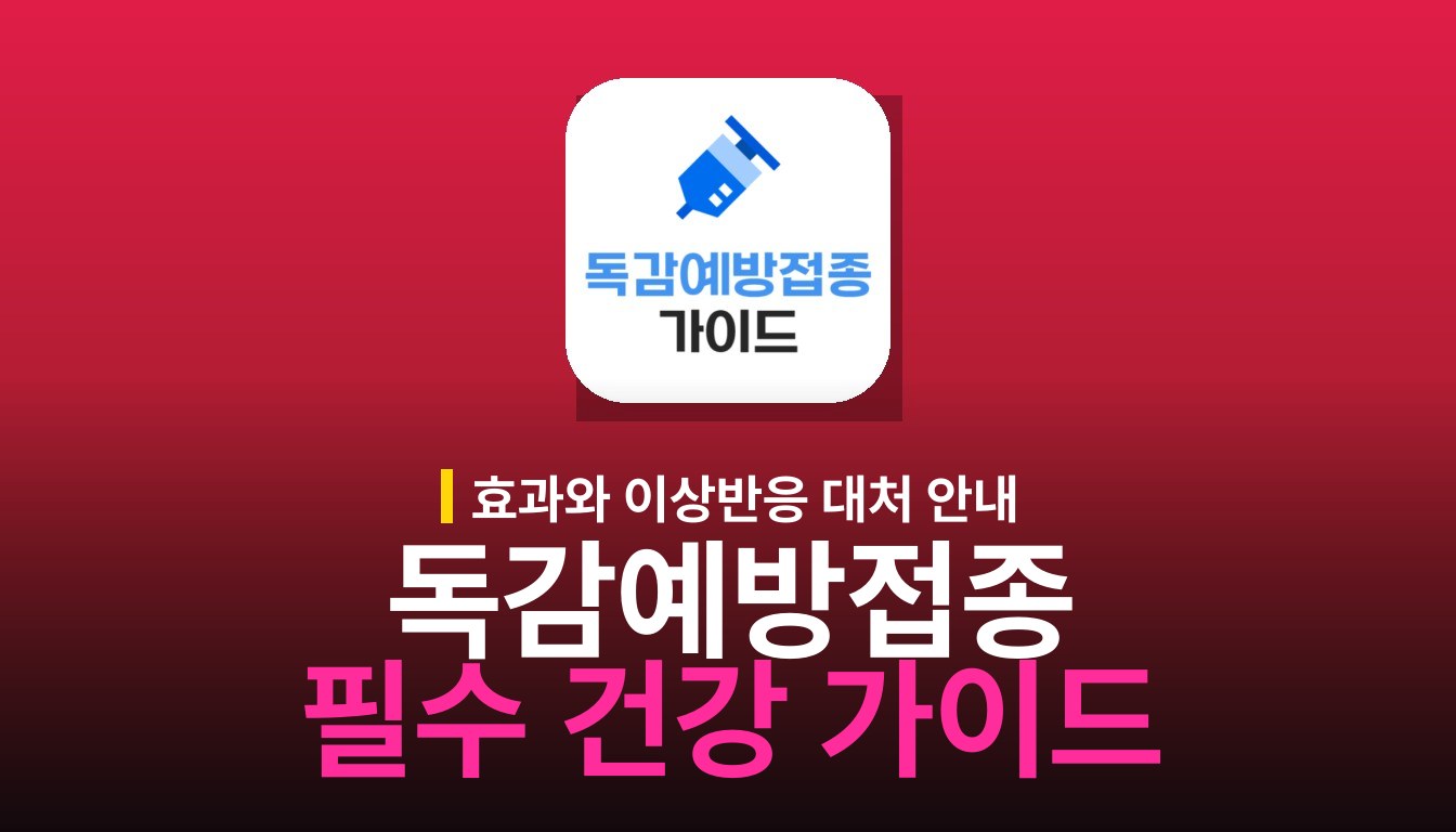 독감예방접종 가이드: 주요 기능과 정보