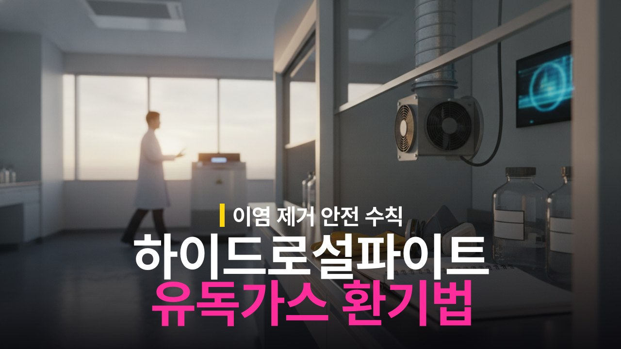 하이드로설파이트 유독가스 주의사항과 환기 방법