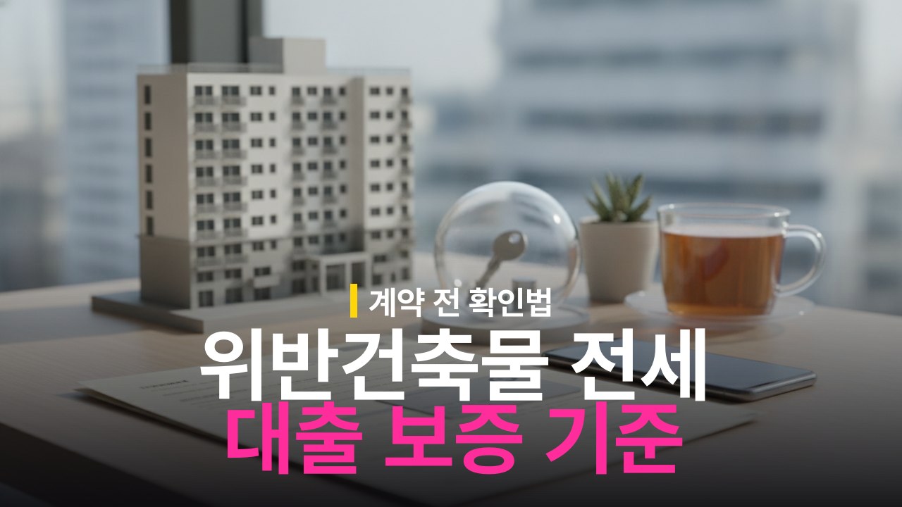 위반건축물 전세대출 및 보증보험 가입 기준