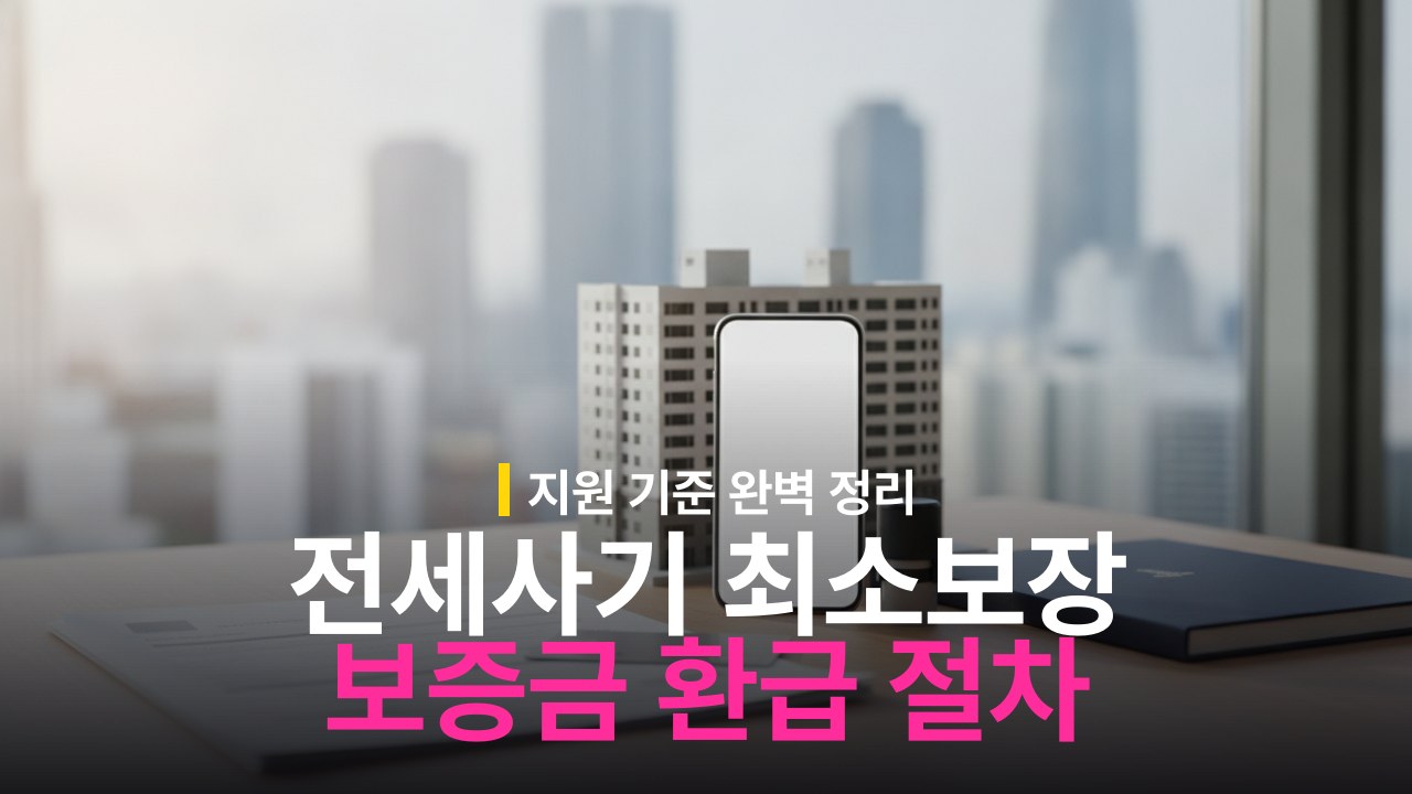 전세사기 피해자 최소보장제 지원 기준과 보증금 환급 신청 절차