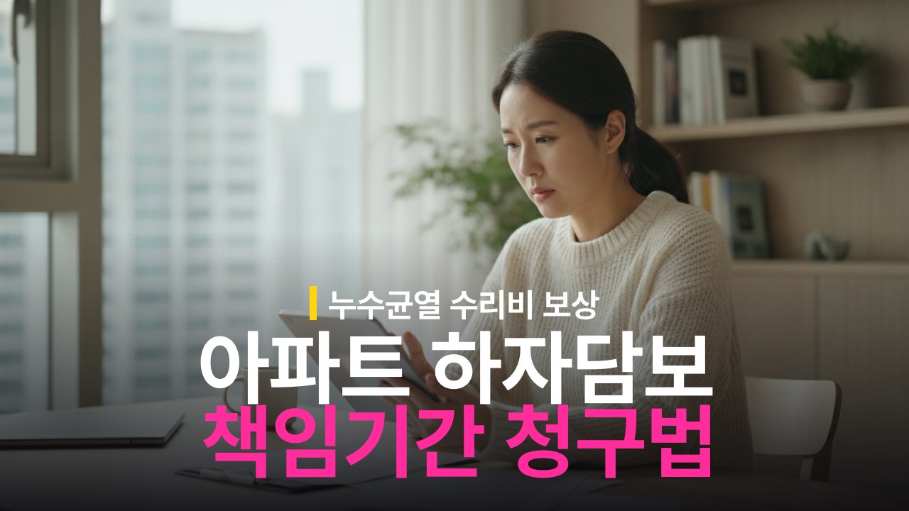 아파트 매도인 하자담보책임 기간과 청구 기준