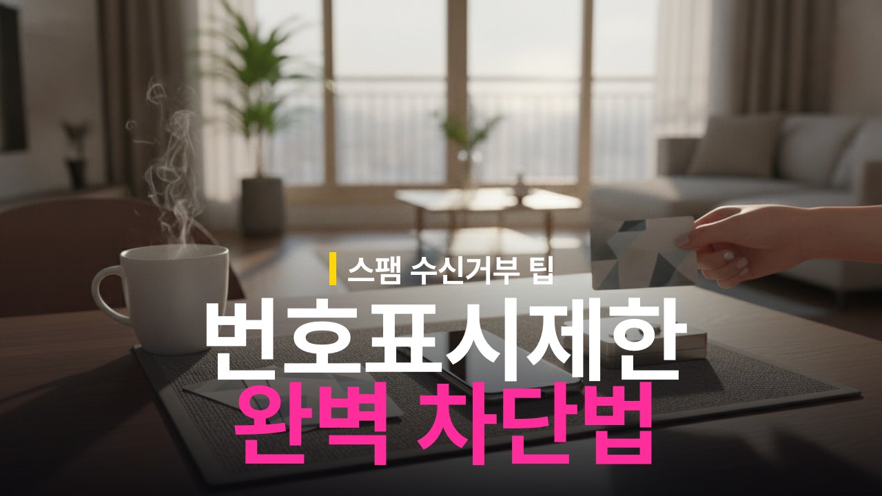 발신번호 표시제한 차단 및 번호 확인 방법