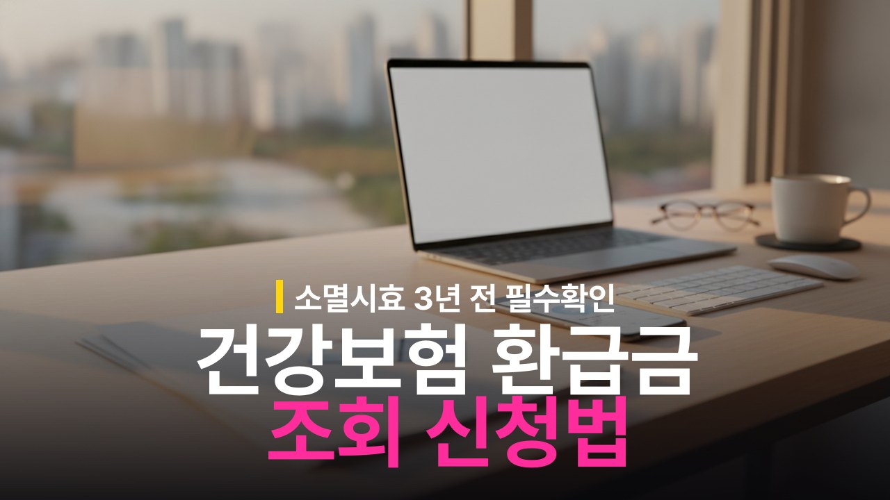 국민건강보험 환급금 조회 방법과 소멸시효 전 신청 절차