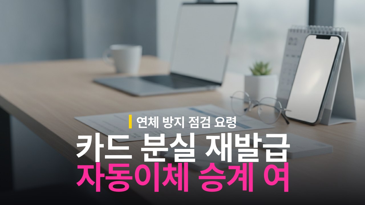 카드 분실 재발급 자동이체 승계 여부와 제외 항목