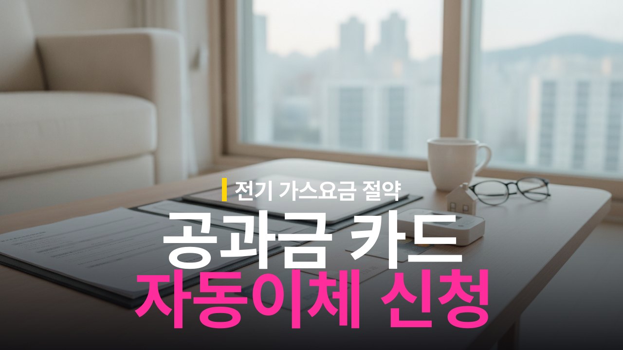 도시가스 전기요금 카드 자동이체 신청 방법과 혜택 비교