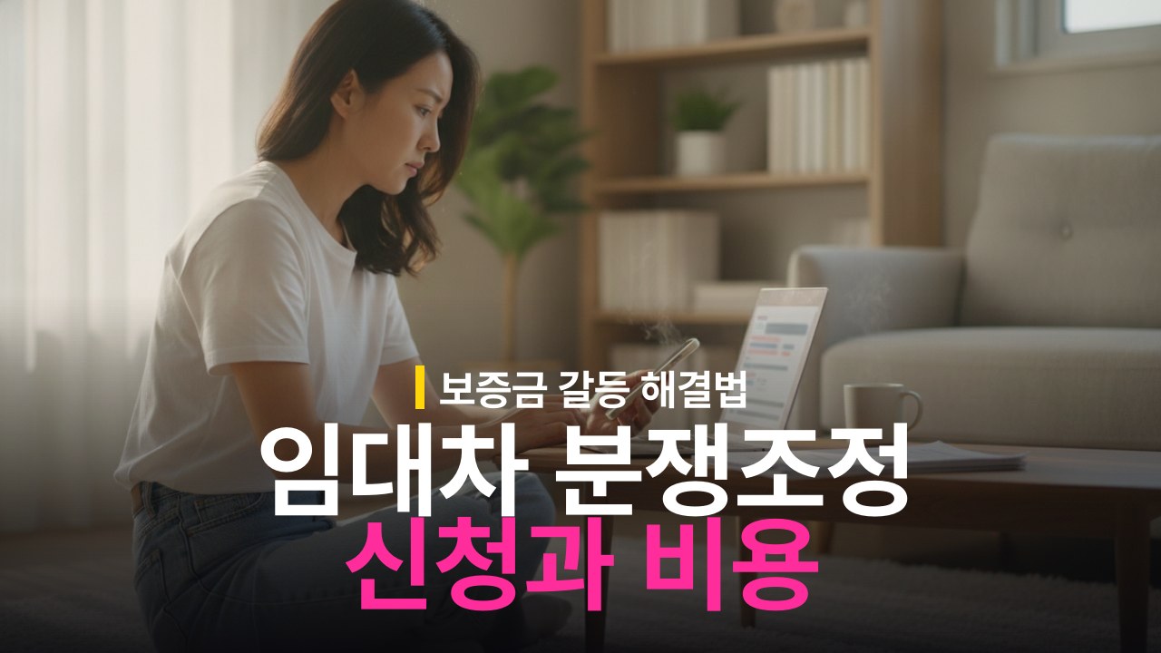 주택임대차 분쟁조정위원회 신청 방법과 비용 기준