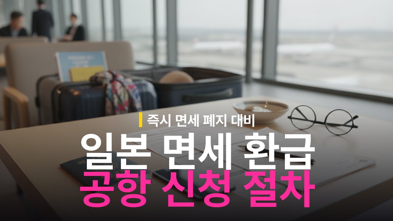 11월 일본 여행 즉시 면세 폐지 내용과 공항 세금 환급 신청 방법
