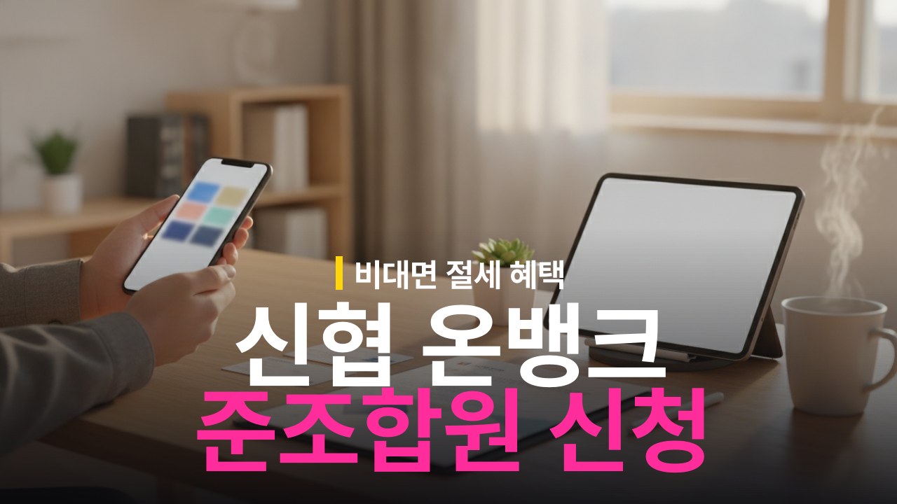 신협 온뱅크 준조합원 비대면 가입 방법과 절차